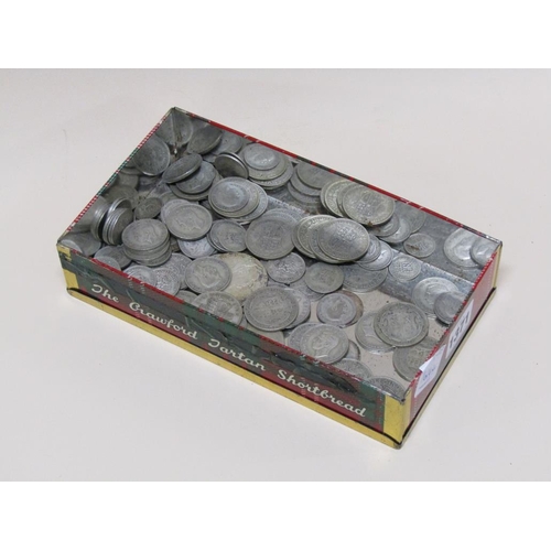 1371 - BOX OF BRITISH PRE-1945 COINS