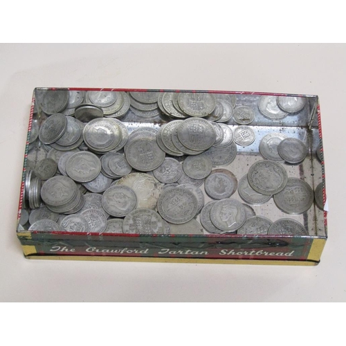 1371 - BOX OF BRITISH PRE-1945 COINS