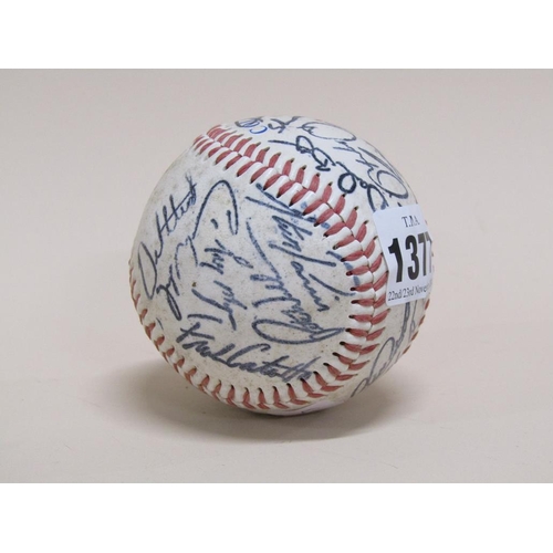 1377 - AUTOGRAPHED BASEBALL