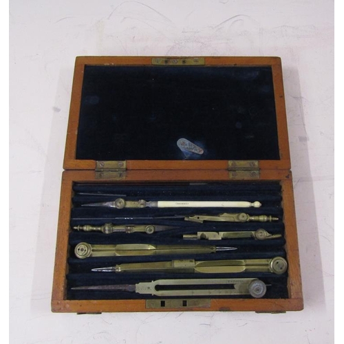 1313 - BOX OF DRAWING INSTRUMENTS