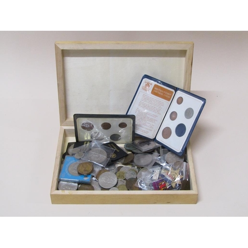 1503 - TWO BOXES OF MIXED COMMEMORATIVE AND OTHER COINS