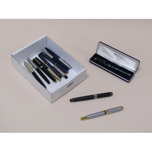 1505 - BOX OF MIXED PENS TO INC. PARKER