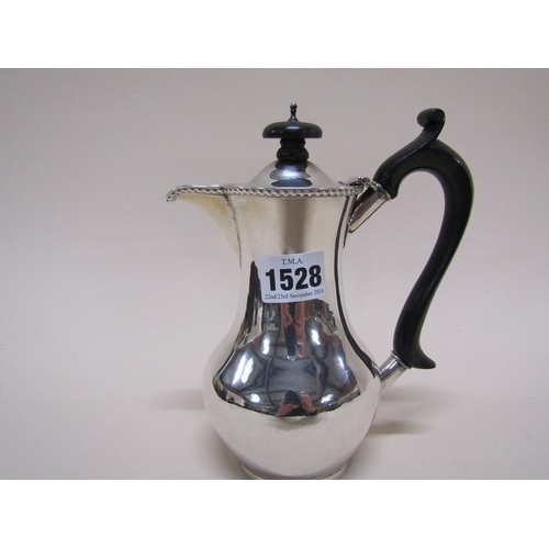 1528 - SILVER WATER JUG CHESTER 1895 9ozt