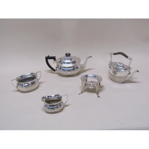 1560 - SILVER PLATED FOUR PIECE TEASET