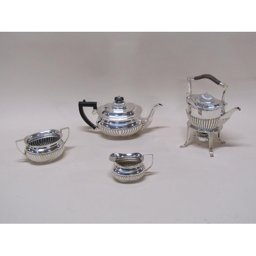 1560 - SILVER PLATED FOUR PIECE TEASET