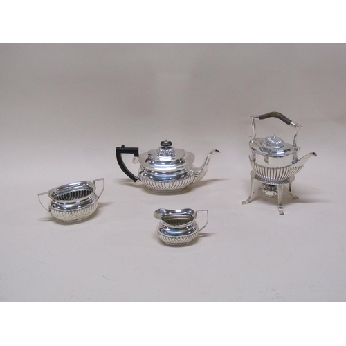 1560 - SILVER PLATED FOUR PIECE TEASET