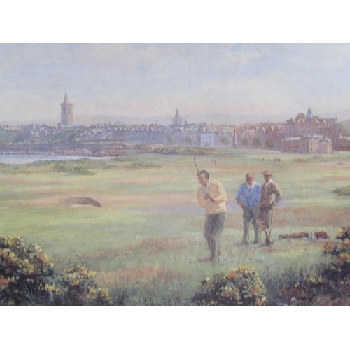 140 - GOLFING PRINTS; CIGARETTE CARDS