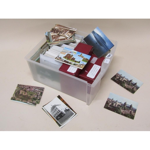 1591 - BOX OF MIXED POSTCARDS