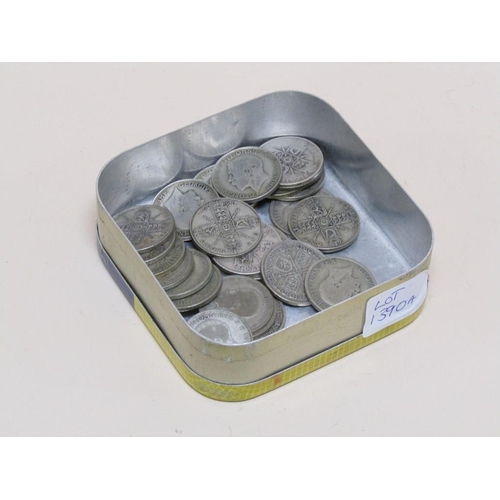 1390A - BOX OF PRE 45 BRITISH COINAGE