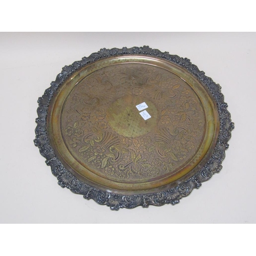 1579A - LARGE SILVER PLATE TRAY