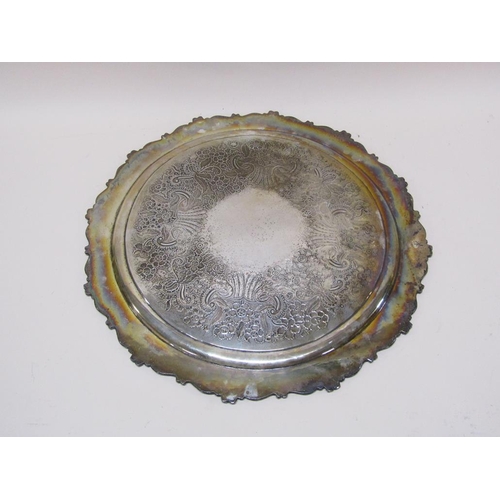 1579A - LARGE SILVER PLATE TRAY