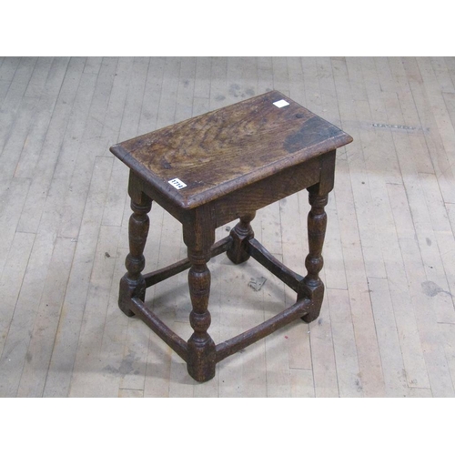 1714 - 17/18c OAK STOOL 46cms W