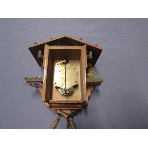 51 - MINIATURE CUCKOO CLOCK