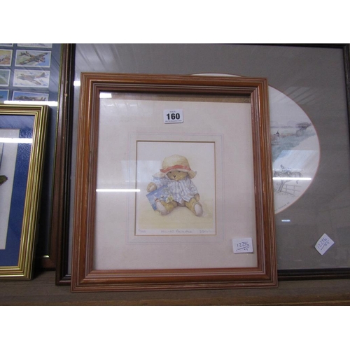 160 - COLLECTION OF PICTURES AND PRINTS TO INCL HUNTING