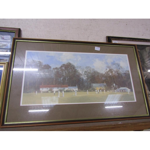 160 - COLLECTION OF PICTURES AND PRINTS TO INCL HUNTING