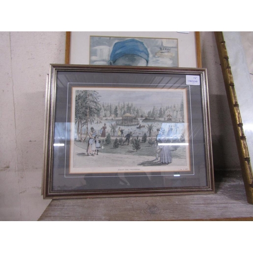 162 - FRAMED ENGRAVINGS; PRINT