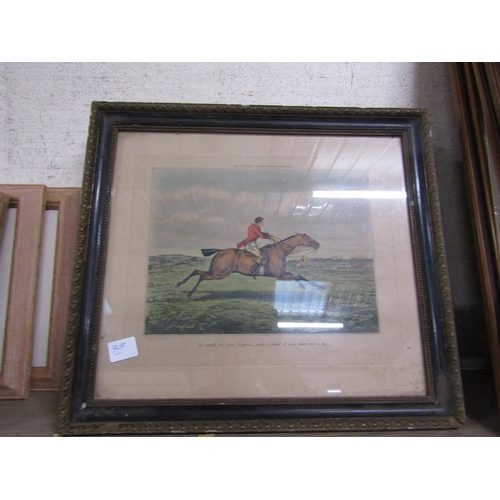 165 - COLLECTION OF FRAMED HUNTING PRINTS