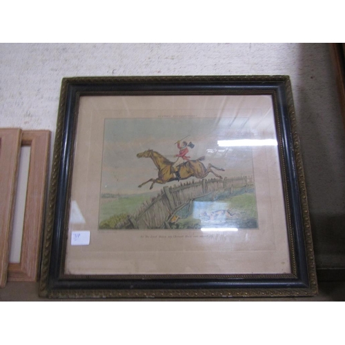 165 - COLLECTION OF FRAMED HUNTING PRINTS