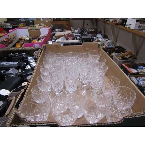 250 - BOX OF CRYSTAL GLASSES