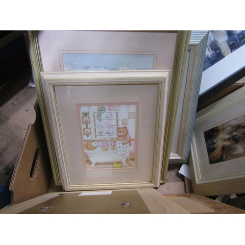 274 - QTY OF PRINTS AND FRAMES