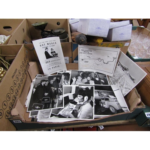 291 - BOX OF PRESS PHOTOS BAE AEROPLANES ETC