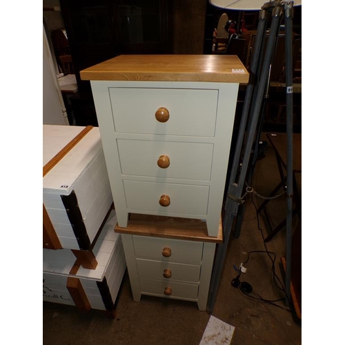 917 - TWO BEDSIDE CHESTS