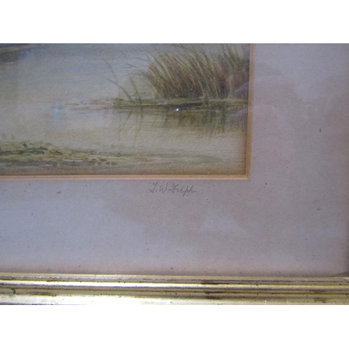 53 - PAIR OF FRAMED WATERCOLOURS - RIVERSCAPES