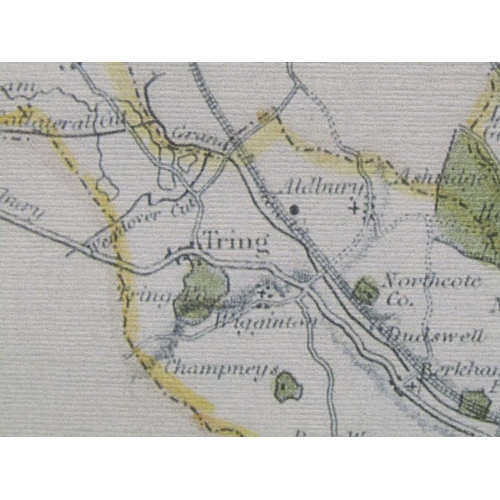 1254 - THREE ANTIQUE MAPS - TWO OF HERTFORDSHIRE