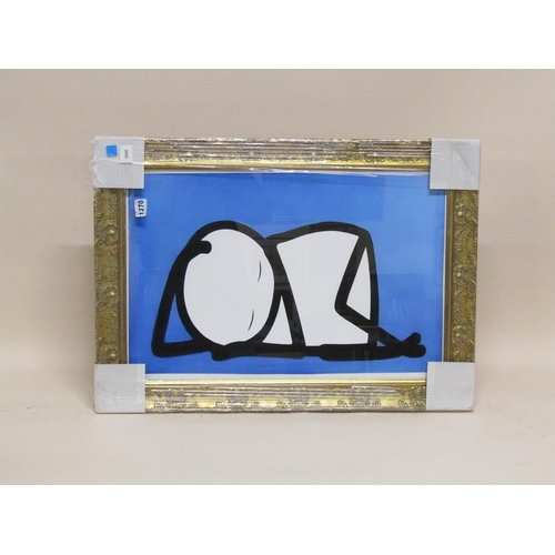 1270 - FRAMED STICKMAN PRINT