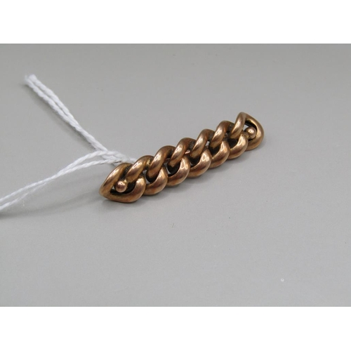 1604 - 9ct GOLD KNOTTED BROOCH