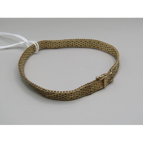 1605 - 9ct GOLD PLAITED BRACELET