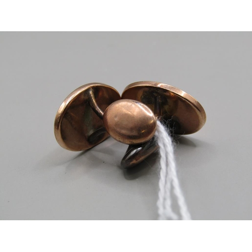 1632 - PAIR OF 10ct CUFFLINKS