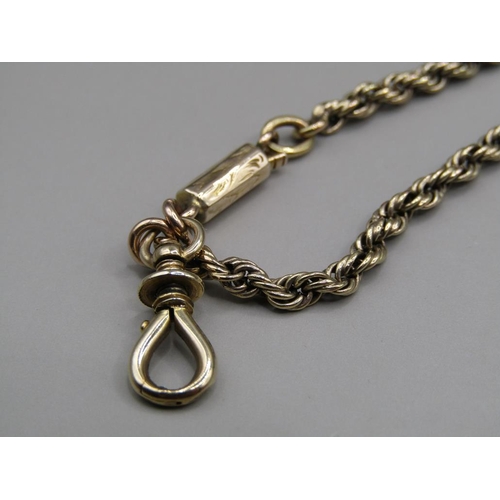 1644 - 15ct GOLD ROPE TWIST NECKLACE