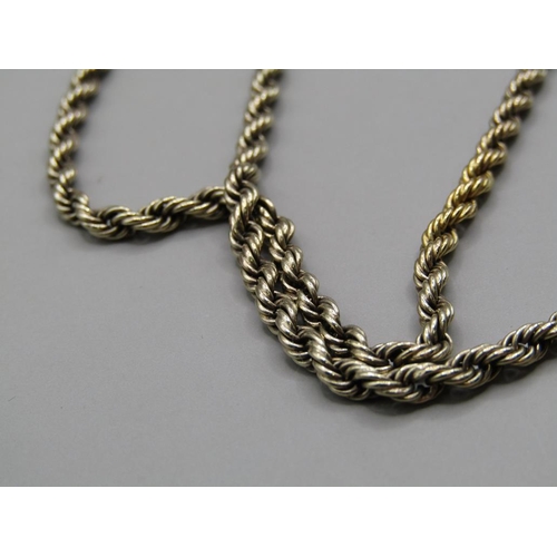 1644 - 15ct GOLD ROPE TWIST NECKLACE