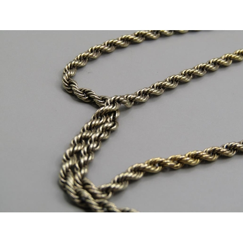 1644 - 15ct GOLD ROPE TWIST NECKLACE