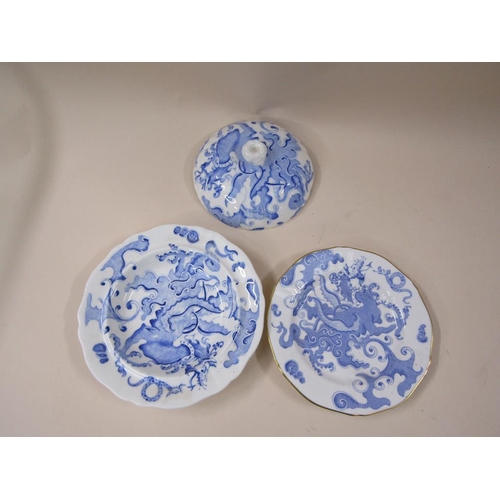 1959 - THREE PIECES OF GRAINGER WORCESTER WARES - PLATE 22CM W