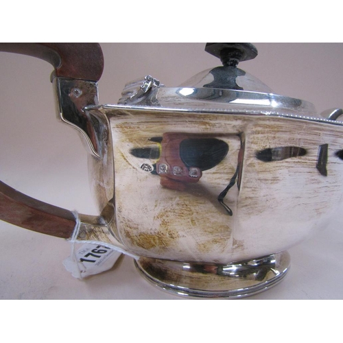 1767 - SILVER TEA AND COFFEE POT, ADIE BROS LTD, BIRMINGHAM 1949, 35.2ozt TOTAL