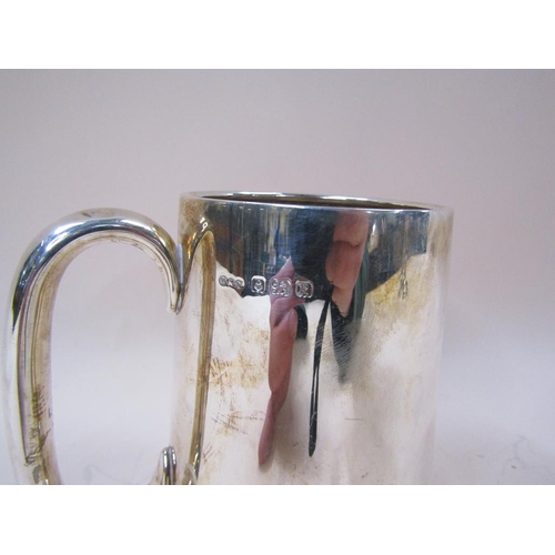 1771 - MID 20C SILVER TANKARD, WILMOTT MANUFACTURING CO, BIRMINGHAM 1941, 100ozt