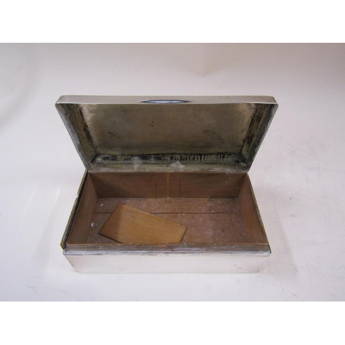 1789 - 20C SILVER CIGARETTE BOX