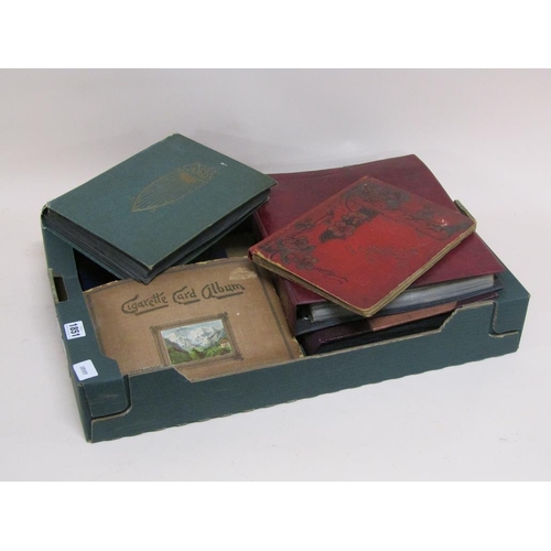 1851 - BOX OF MIXED POSTCARDS IN ALBUMS