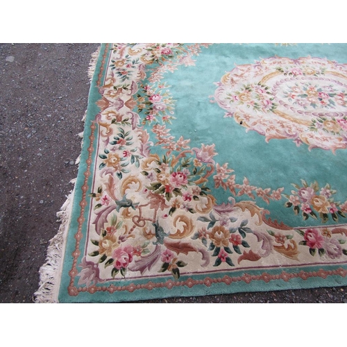 2008 - LARGE CHINESE WOOLLEN RUG, 275CM X 390CM