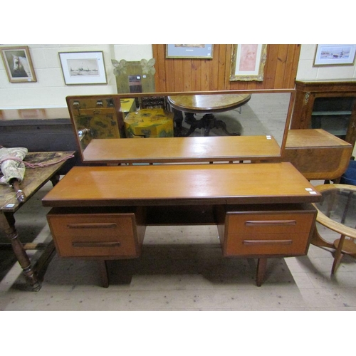 2051 - 1970'S TEAK DRESSING TABLE, 152CM W