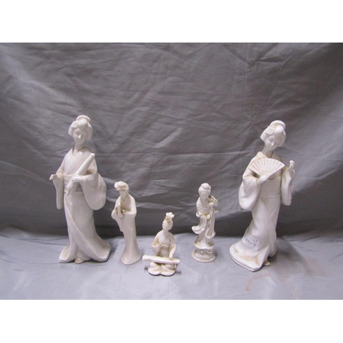 7 - COLLECTION OF ORIENTAL PORCELAIN FIGURES