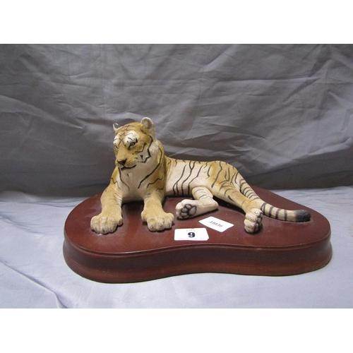 9 - RESIN MODEL OF A TIGER