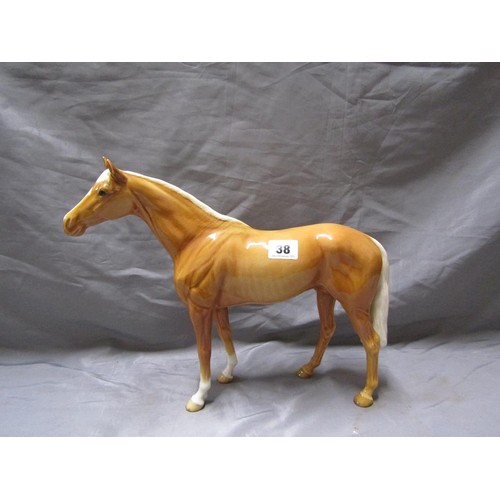 38 - LARGE BESWICK RACEHORSE