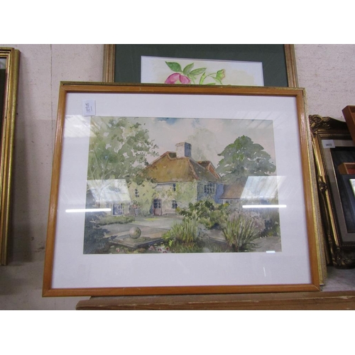 134 - QTY OF FRAMED WATERCOLOURS