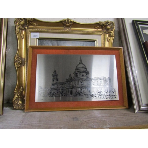 135 - GILT FRAMED PRINTS AND PLAQUES