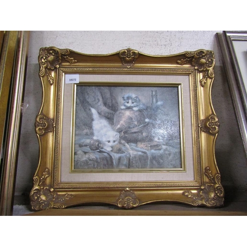 135 - GILT FRAMED PRINTS AND PLAQUES