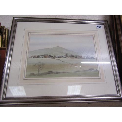 136 - FRAMED WATERCOLOURS, INDIAN PICTURES