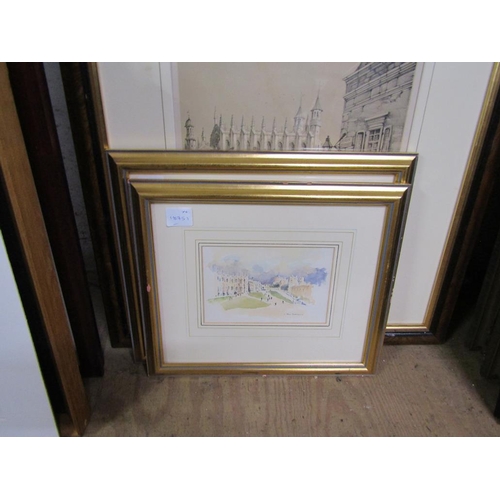 147 - FRAMED WATERCOLOURS, PRINT